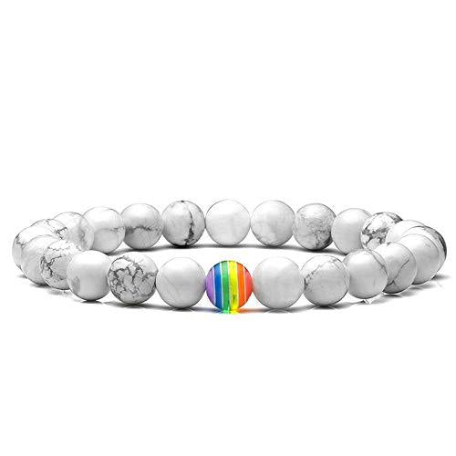 Pulseras de piedra volcánica de ágata de piedra de lava al por mayor